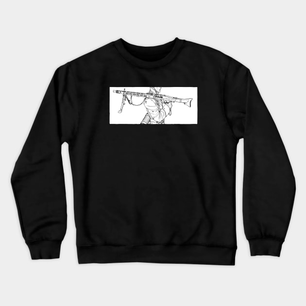 MG42 Crewneck Sweatshirt by Otto von Faust